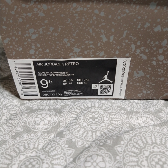 SOLD     NEW AIR JORDAN 4 RETRO TAUPE HAZE - Picture 6 of 7